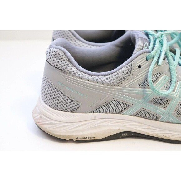 ASICS Sneaker‎ Womens Gel Contend 5 Size 9 Wide Grey/Icy Morning Running Shoes - Picture 7 of 9